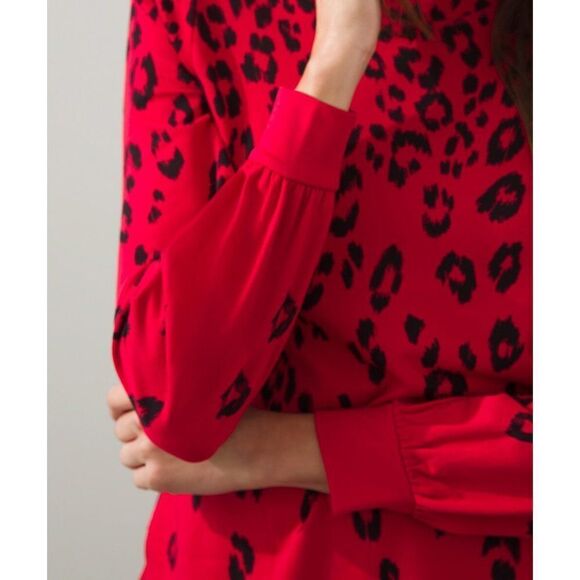 Chico's Zenergy Tunic Size 4 XXL (20) French Terry Leopard - Picture 3 of 16